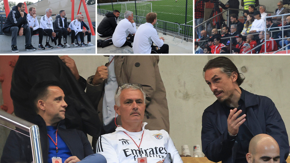 José Mourinho a ver o Benfica B