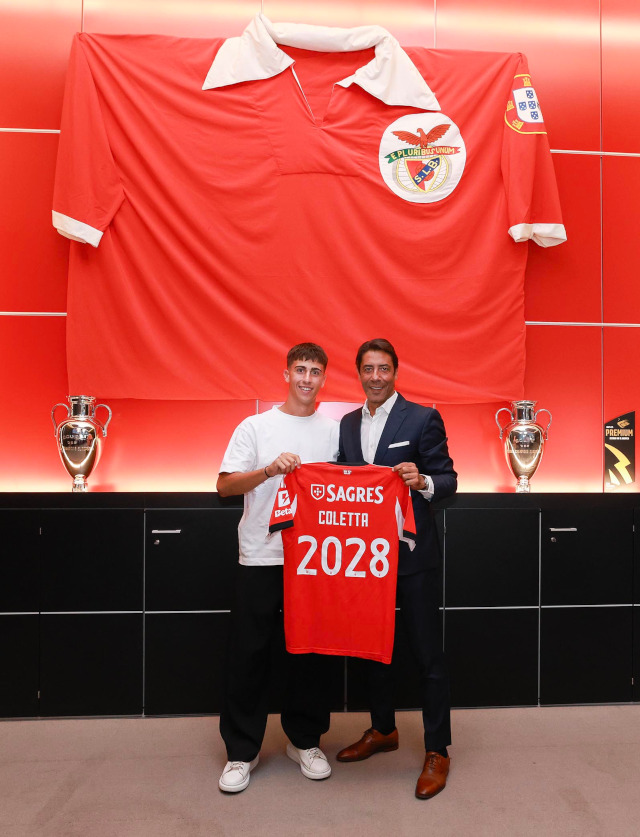 Federico Coletta com o Presidente Rui Costa