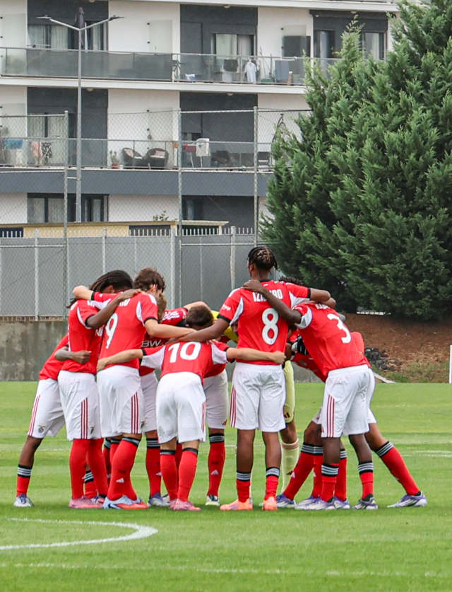 A equipa de Sub-17 do Benfica venceu mais uma partida