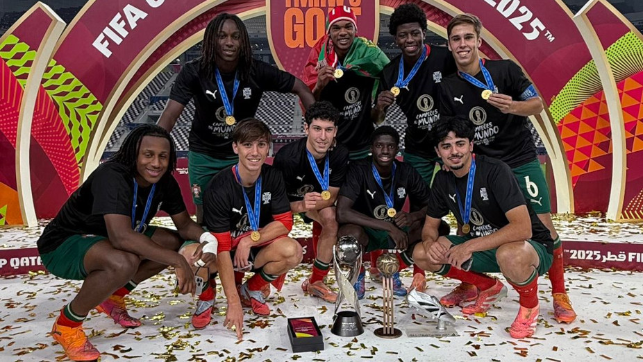 Benfiquistas campeões do mundo Sub-17