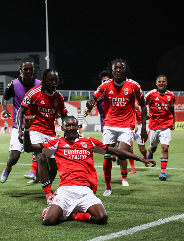 A festa encarnada no Benfica Campus