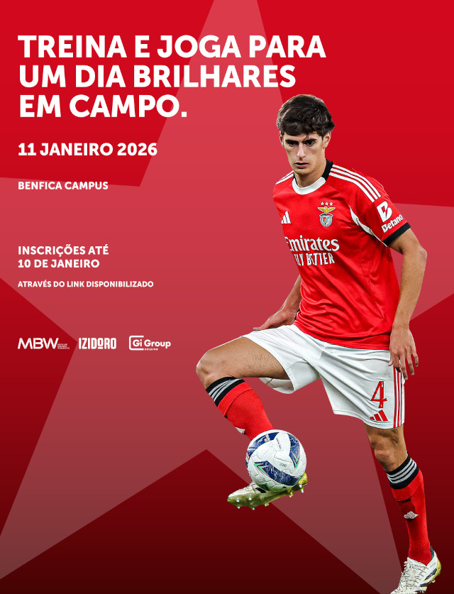 Treinos de capta&#231;&#227;o no Benfica Campus no dia 11 de janeiro de 2026
