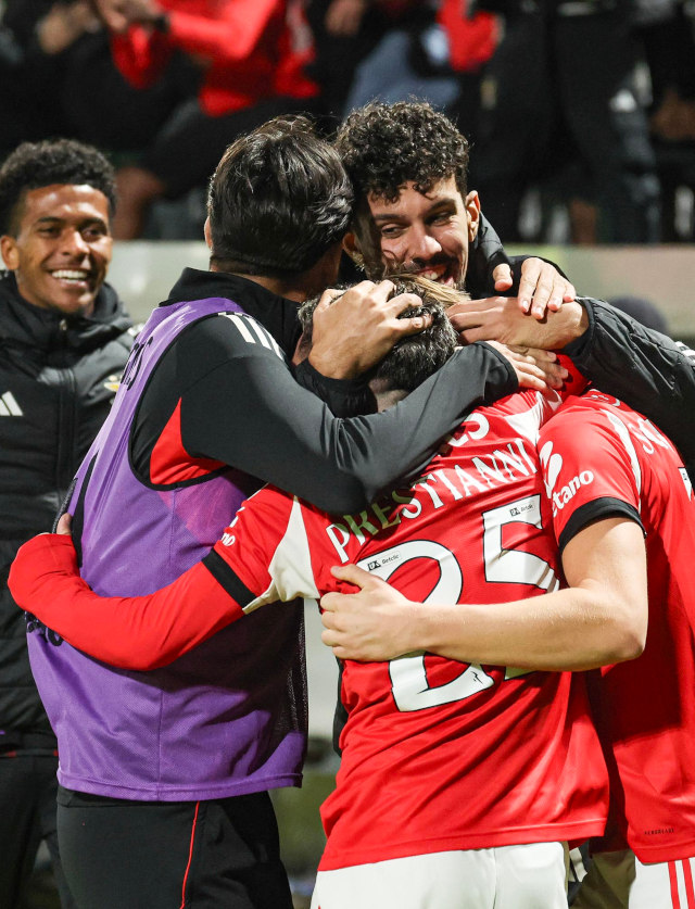 Festejos do Benfica na Choupana