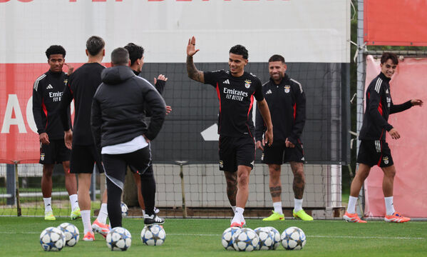 Treino Benfica