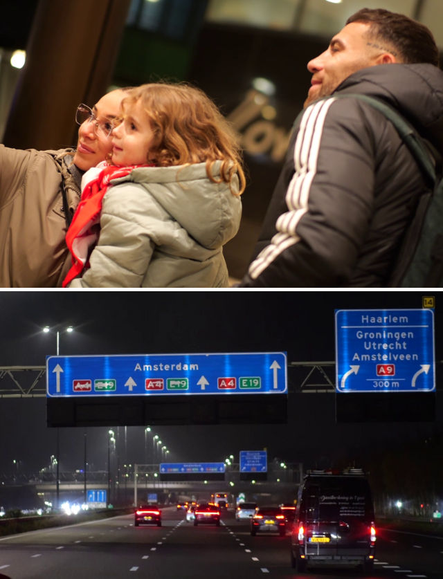 Viagem do Benfica de Lisboa para Amesterdão