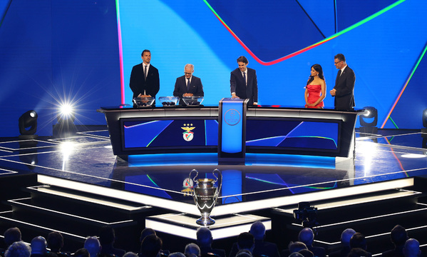 Sorteio da fase de liga da Liga dos Campe&#245;es