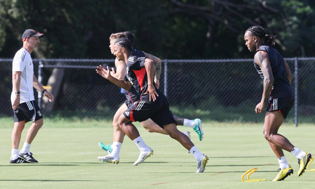 Treino do Benfica no Mundial de Clubes