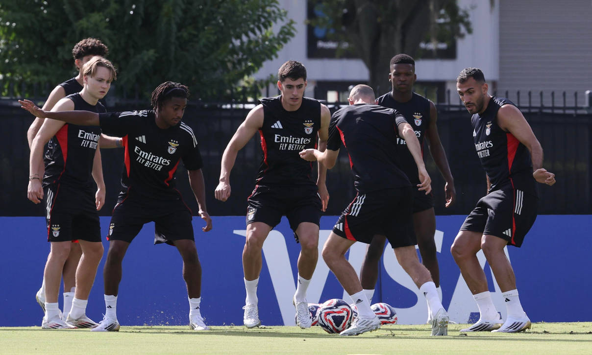 António Silva no treino do Benfica, Mundial de Clubes