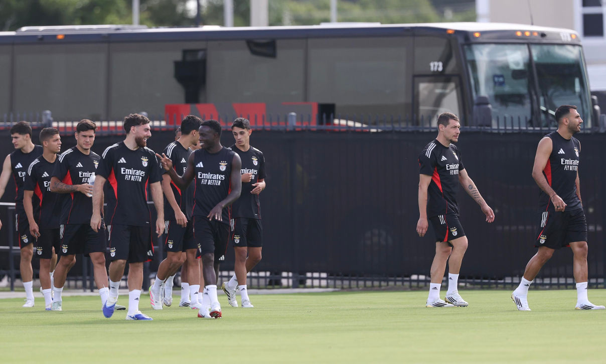 Treino do Benfica, Mundial de Clubes, em Tampa