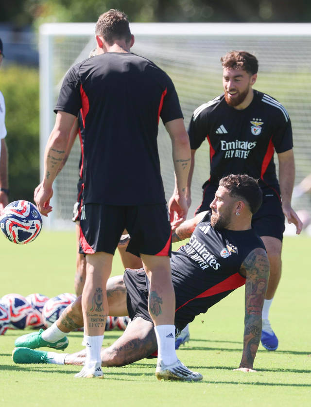 Prepara&#231;&#227;o do Benfica em Tampa
