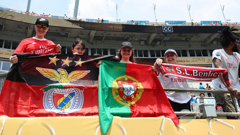 Adeptos do Benfica
