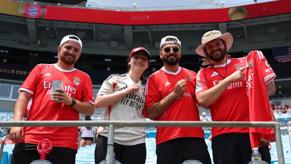 Adeptos do Benfica