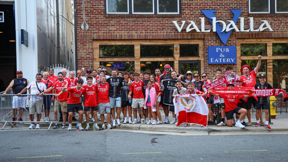 Adeptos do Benfica em Charlotte, no Mundial de Clubes