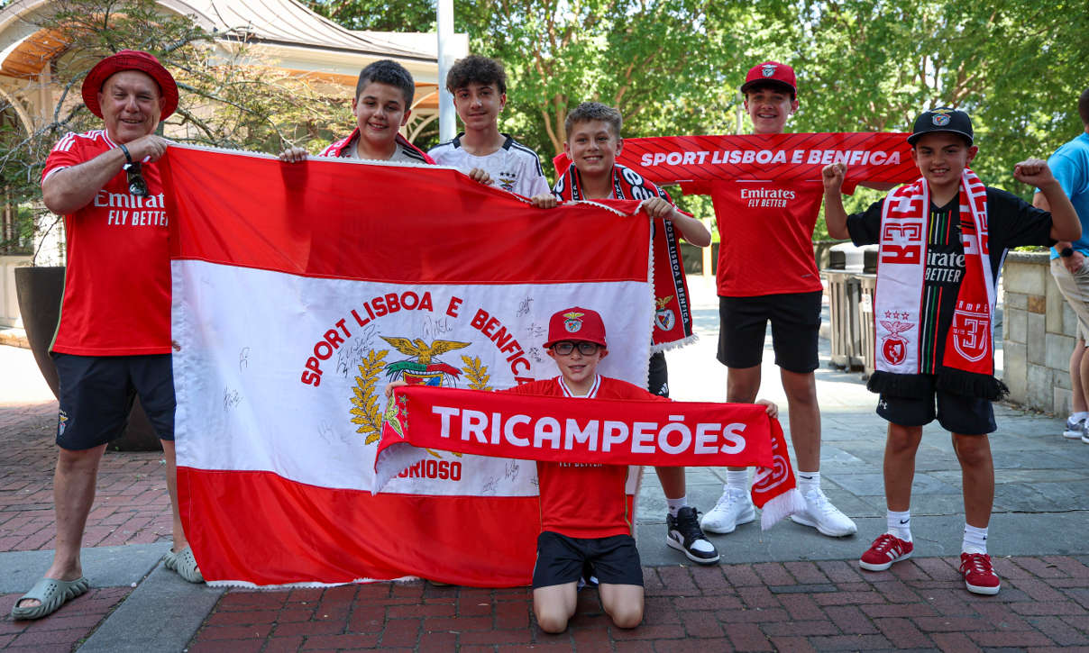 Adeptos do Benfica em Charlotte, no Mundial de Clubes
