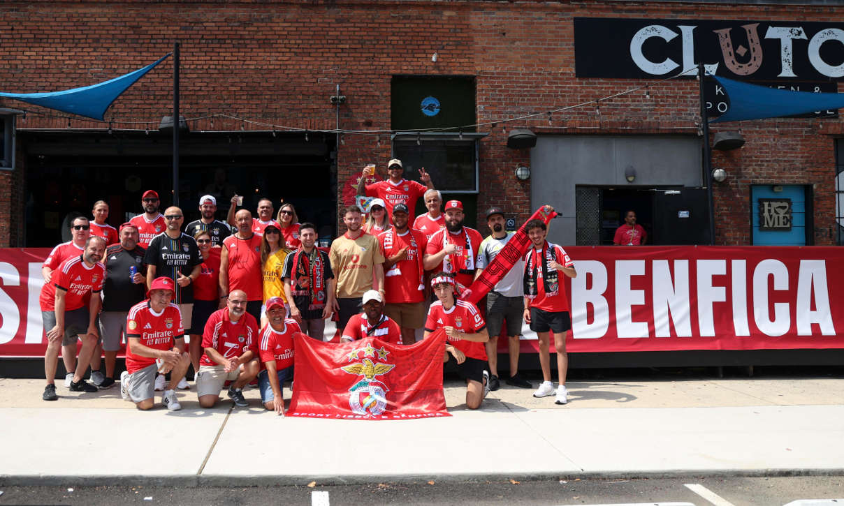 Adeptos do Benfica em Charlotte