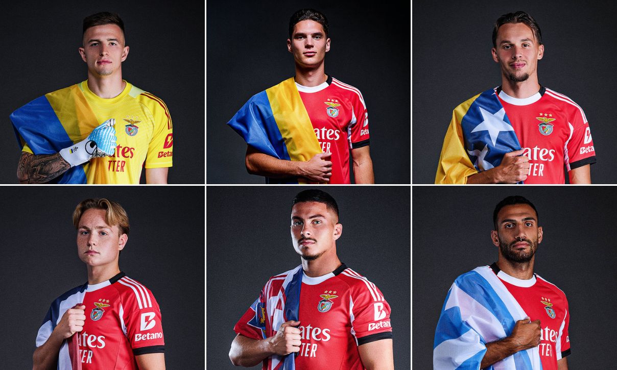 Jogadores do Benfica convocados
