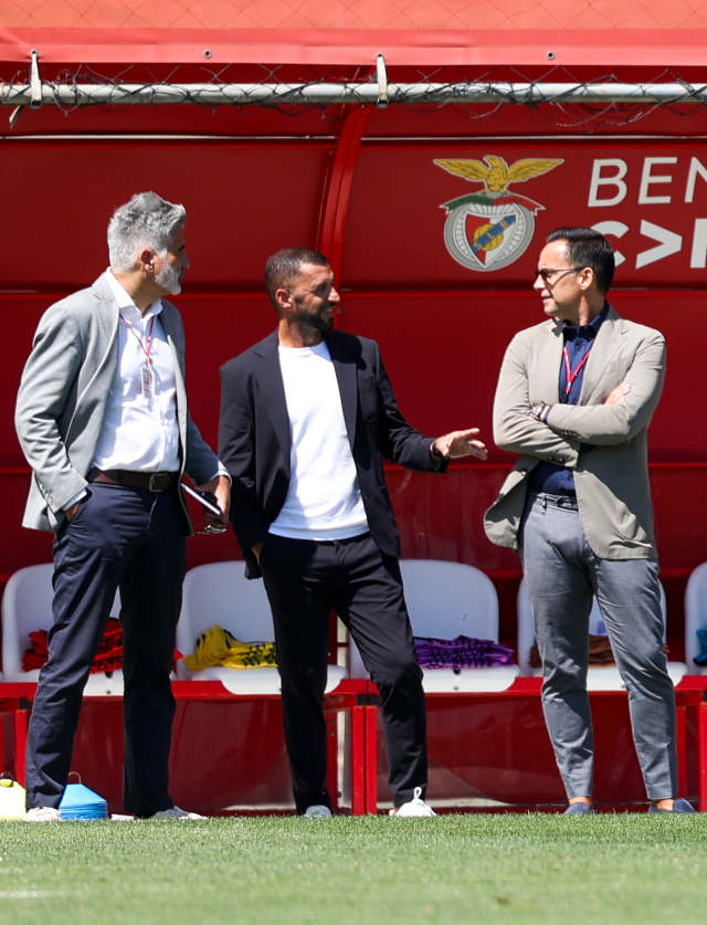 Sim&#227;o Sabrosa with M&#225;rio Branco and Gon&#231;alo Guimar&#227;es