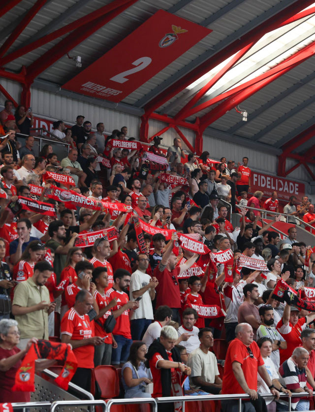 Adeptos do Benfica