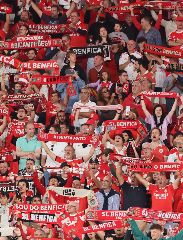 Adeptos do Benfica