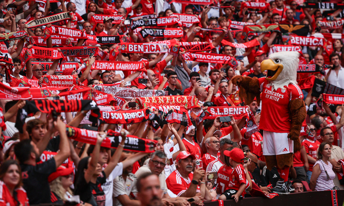 Adeptos do Benfica