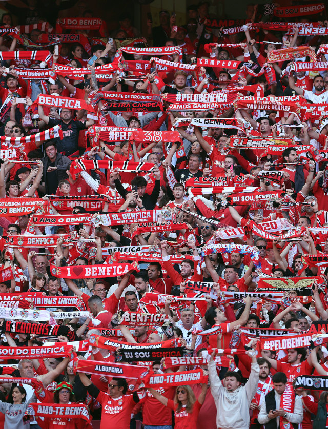 Adeptos do Benfica