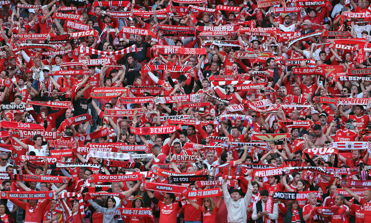 Adeptos do Benfica