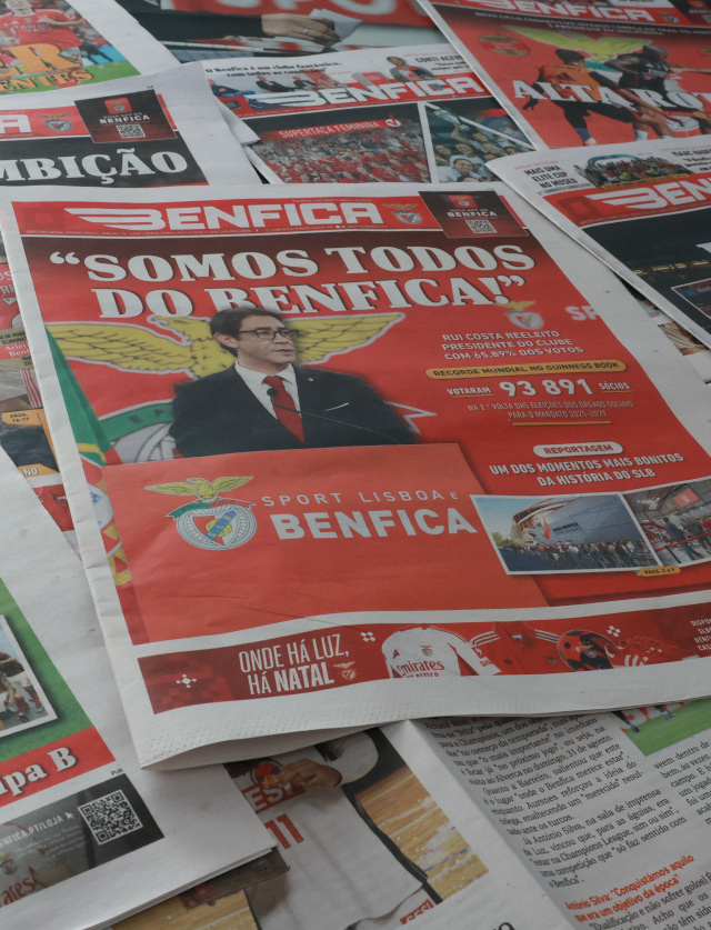 Capa ap&#243;s capa, s&#227;o mais de oito d&#233;cadas a contar a hist&#243;ria do Sport Lisboa e Benfica