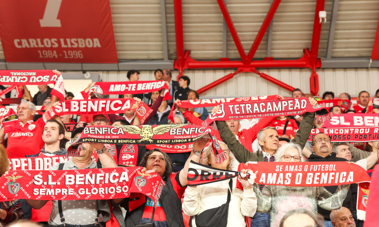 Adeptos do Benfica