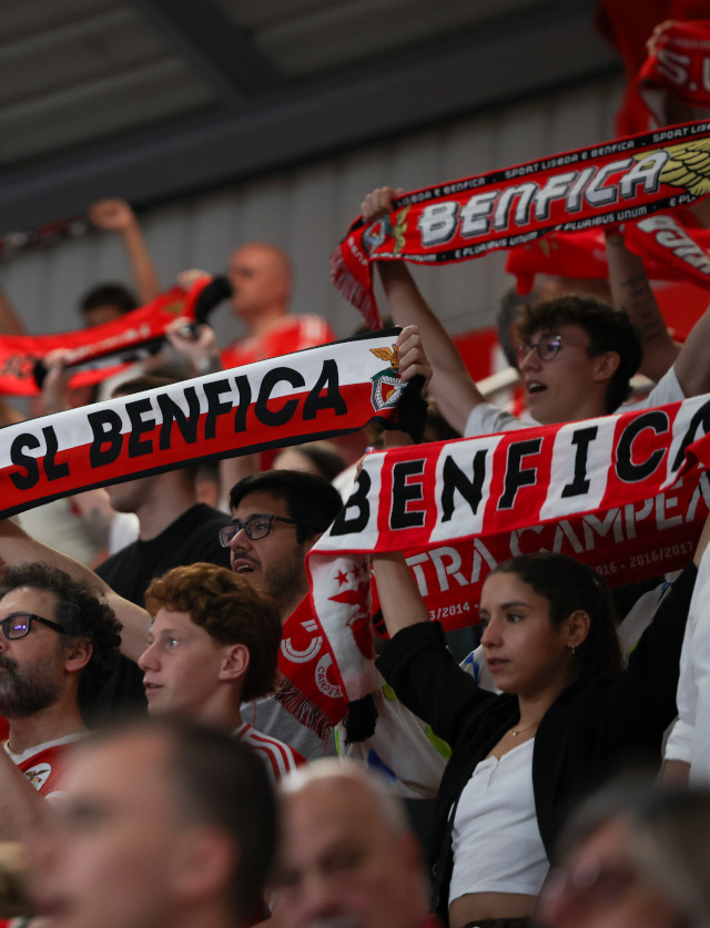 Adeptos do Benfica