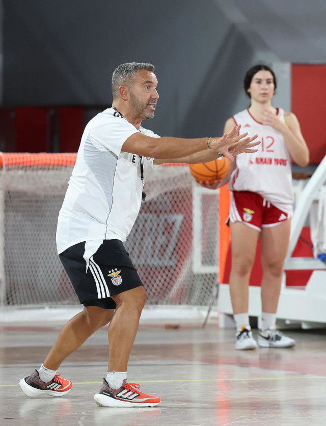 Eug&#233;nio Rodrigues no treino