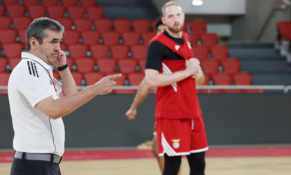 Norberto Alves durante o treino