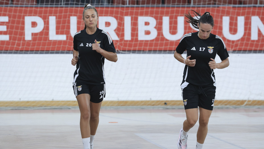Raquel Santos no treino