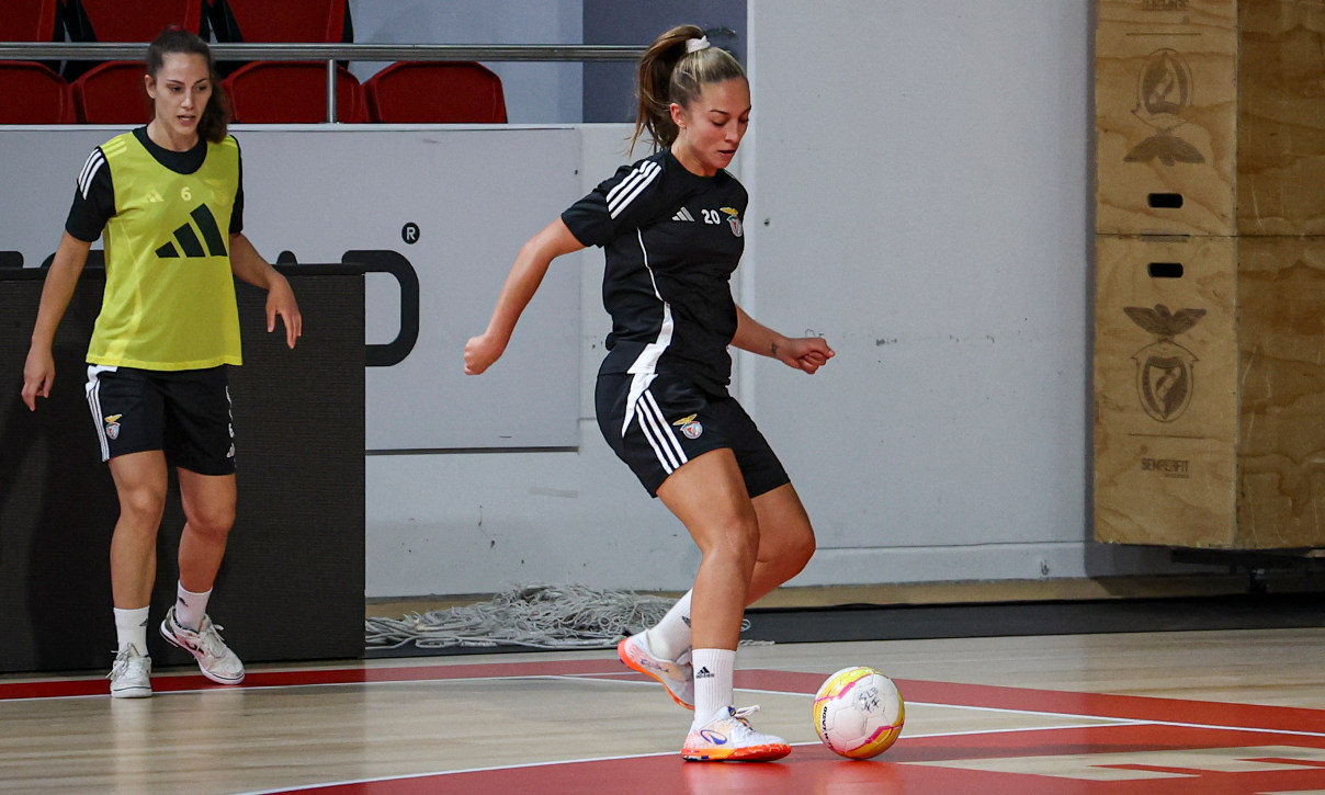 Raquel Santos no treino