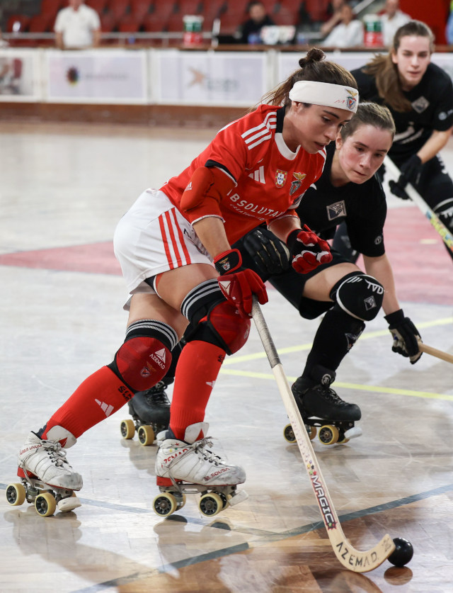 Marlene Sousa na prepara&#231;&#227;o do &#250;ltimo golo do encontro