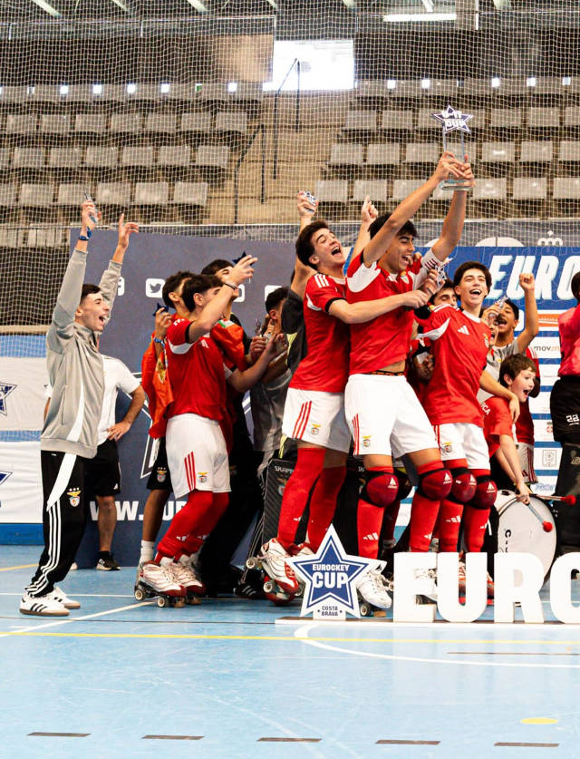 Celebra&#231;&#227;o da jovem equipa benfiquista