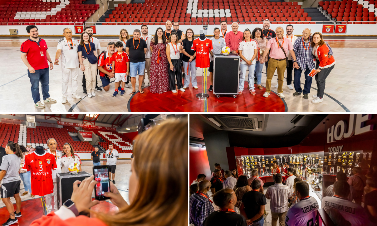 Visita aos pavilhões – Só há um Benfica, iniciativa do Museu Cosme Damião