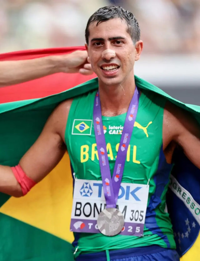 Caio Bonfim conquistou a medalha de prata