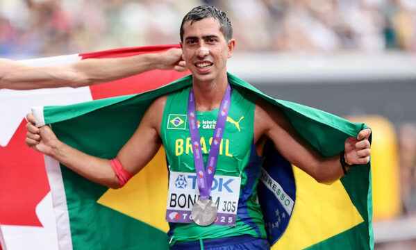 Caio Bonfim conquistou a medalha de prata