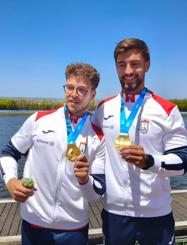 Pedro Casinha (à esquerda) e Gustavo Gonçalves