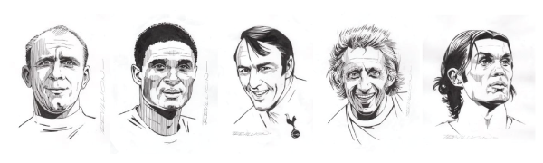Alfredo Di Stéfano, Jimmy Greaves, Dennis Law e Paolo Maldini.