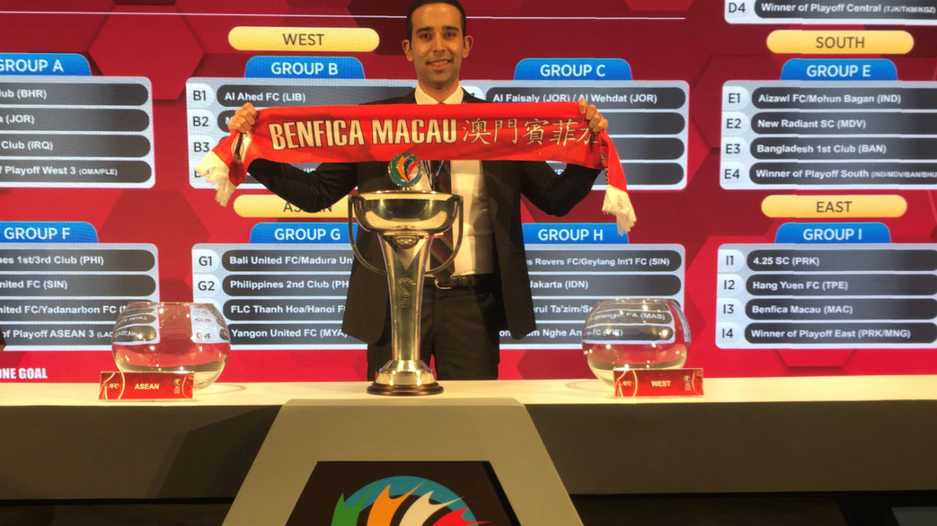 Sorteio AFC Benfica Macau