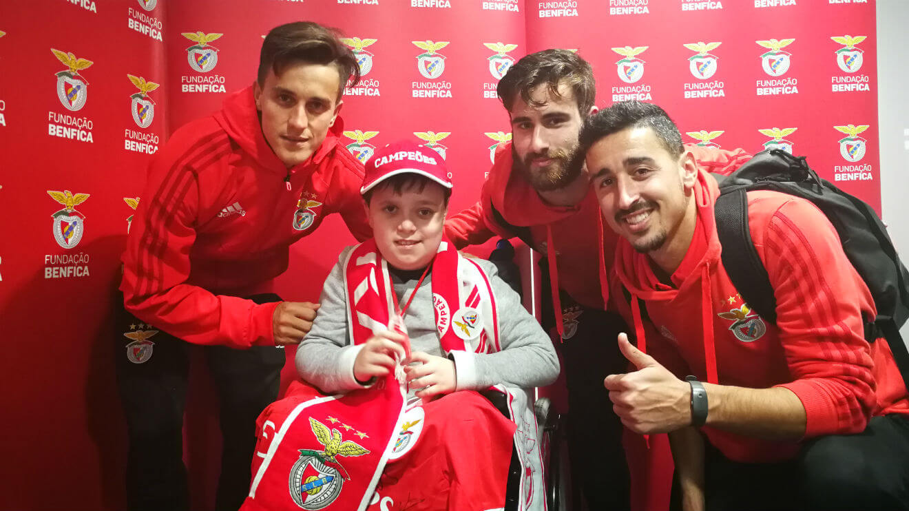 Tiago com Cervi, Rafa e André Almeida