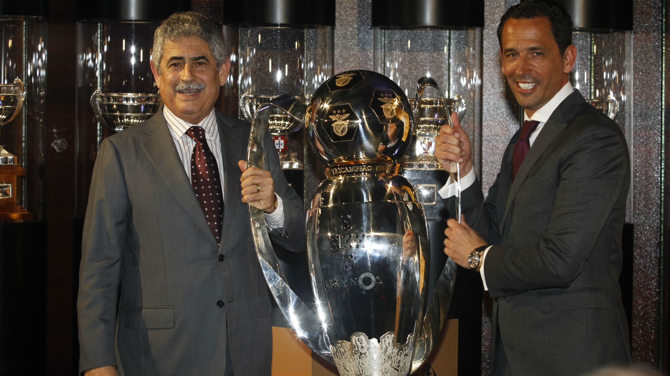 Luís Filipe Vieira e Pedro Proença