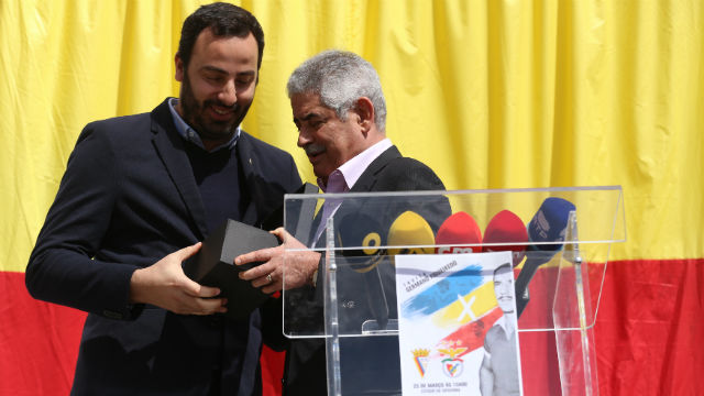 Ricardo Delgado e Luís Filipe Vieira