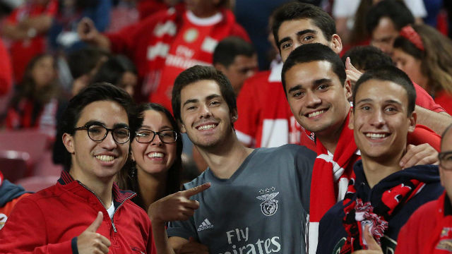 Adeptos do Benfica