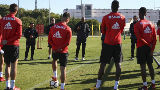 Hélder Cristóvão no treino