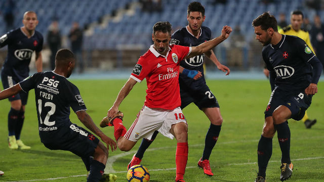 Jonas no Belenenses-Benfica, da 20.&#170; jornada da Liga NOS