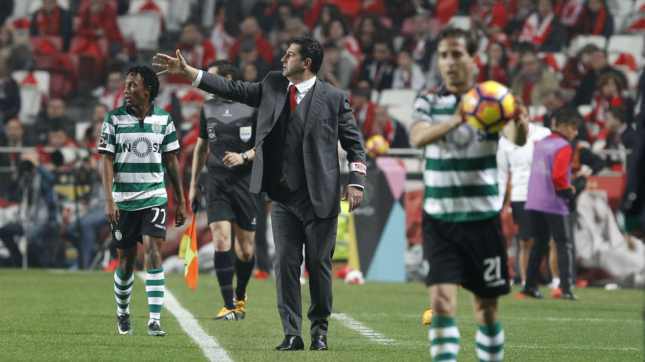 Rui Vitória no dérbi 2016/17