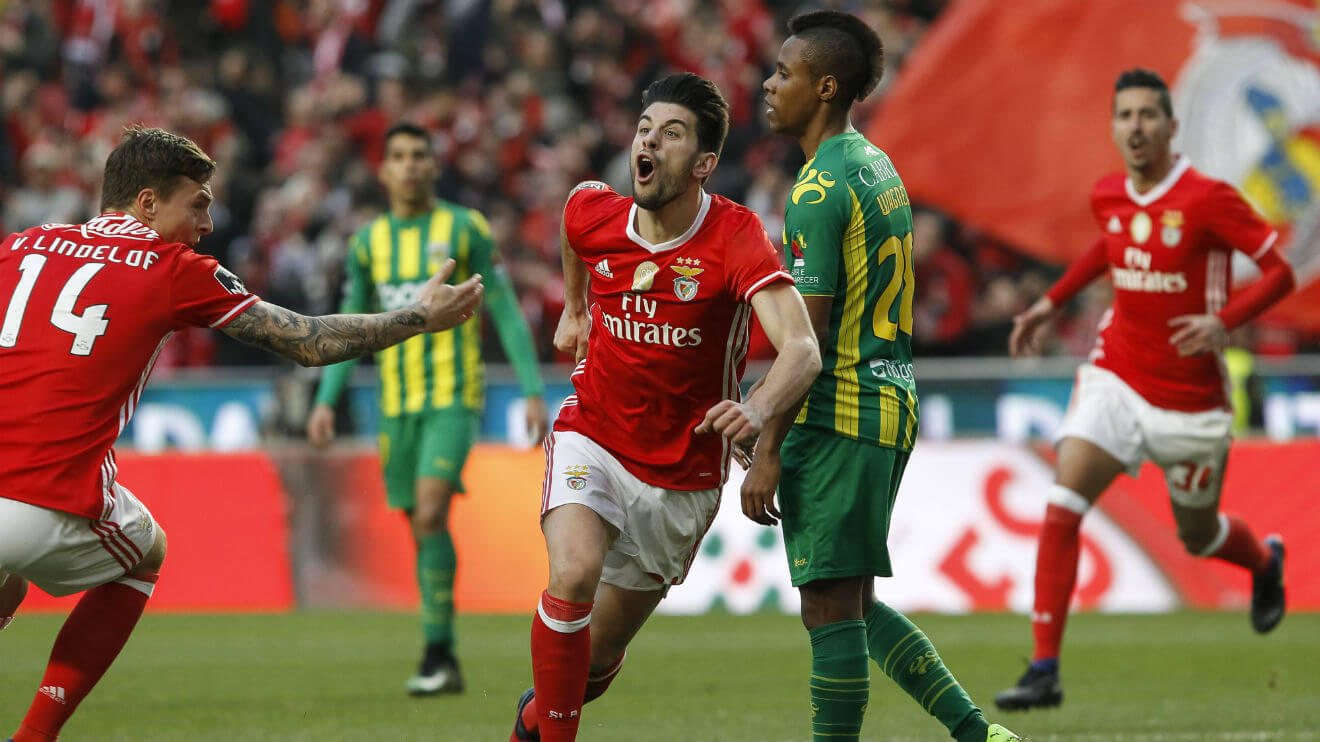 Pizzi na receção ao Tondela, em jogo da 18.ª jornada da Liga NOS 2016/17