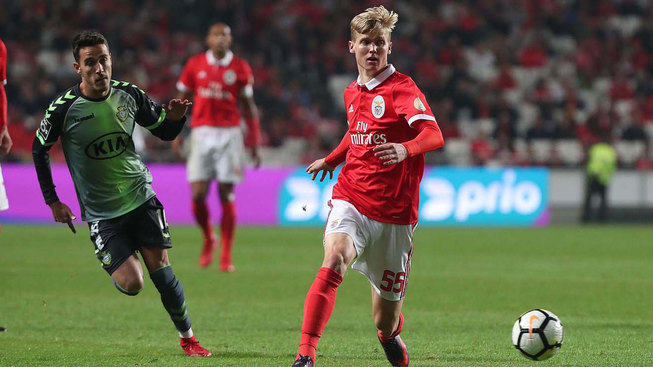 Keaton Parks estreou-se pelo Benfica contra o V. Setúbal na Taça de Portugal
